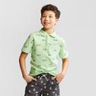 Boys' Short Sleeve Pique Polo Shirt - Cat & Jack Green