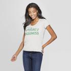 Women's Short Sleeve Whiskey Business Graphic T-shirt - Grayson Threads - Gray