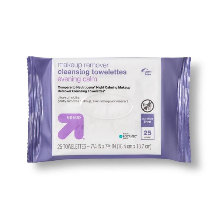Up&up Evening Calm Makeup Remover Cleansing Towelettes