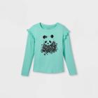 Girls' Printed Cozy Long Sleeve Pullover - Cat & Jack