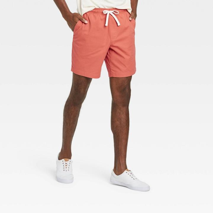 Men's 8 Pull-on Shorts - Goodfellow & Co Red