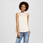 Women's Lace Open-back Tank - Xhilaration (juniors') Natural