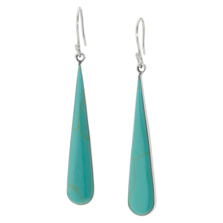 Distributed By Target Sterling Silver Dangle Earrings - Turquoise