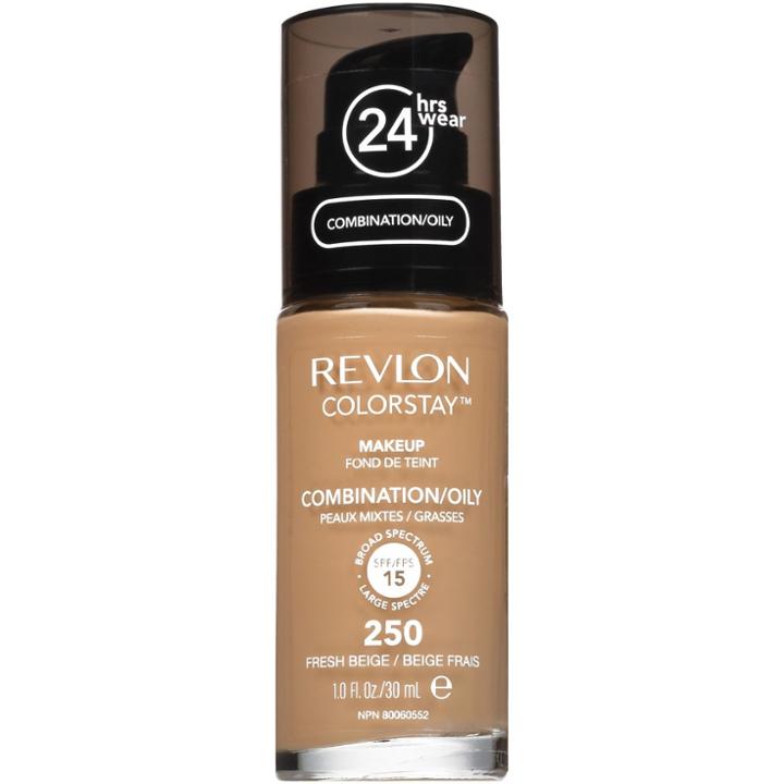 Revlon Colorstay Makeup For Combination/oily Skin With Spf 15 250 Fresh Beige