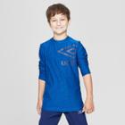 Umbro Boys' Long Sleeve Graphic T-shirt - Electric Blue
