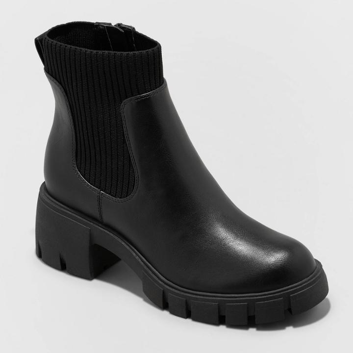 Women's Keeley Chelsea Boots - Universal Thread Black