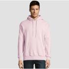 Hanes Men's Big & Tall Ecosmart Fleece Pullover Hooded Sweatshirt - Pale Pink