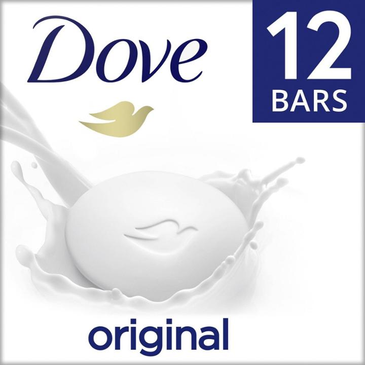 Dove Beauty White Moisturizing Beauty Bar Soap - 12pk