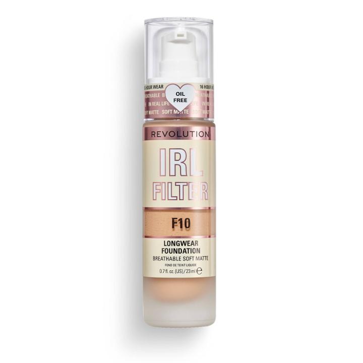 Makeup Revolution Irl Filter Longwear Foundation - F10