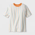 Boys' Short Sleeve Stripe T-shirt - Art Class Blue