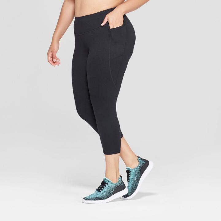 Plus Size Women's Plus Freedom Capri Leggings - C9 Champion Black