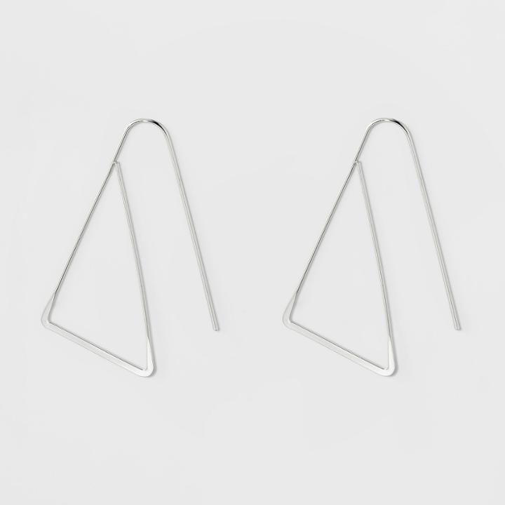 Triangle Hoop Earrings - A New Day