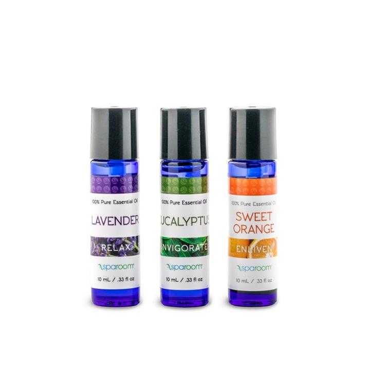 Sparoom 3pk 10ml Lively Pack Essential Oil Lavender, Eucalyptus & Sweet Orange -