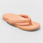 Women's Jewel Padded Flip Flop Sandals - Universal Thread Orange