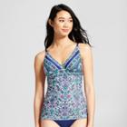 Clean Water Women's Paisley Tankini Tops - Blue