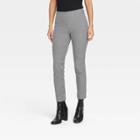Women's High-rise Slim Fit Bi-stretch Ankle Pants - A New Day White