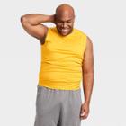 Men's Sleeveless Fitted Muscle T-shirt - All In Motion Gold