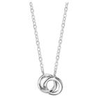Target Women's Sterling Silver Rings Station Necklace -