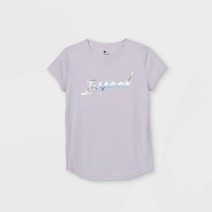 All In Motion Girls' Short Sleeve 'inspired' Graphic T-shirt - All In