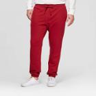 Men's Big & Tall 29.5 Regular Jogger Fit Sweatpants - Goodfellow & Co Scarlet Mystery 2xb, Red