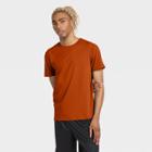 Men's Short Sleeve Performance T-shirt - All In Motion Orange S, Men's,