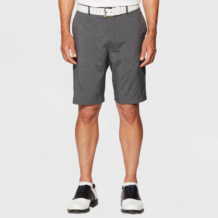 Jack Nicklaus Men's Heathered Golf Shorts - Asphalt Gray Heather