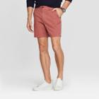 Men's 7 Slim Fit Chino Shorts - Goodfellow & Co Red
