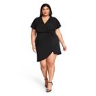 Women's Plus Size High-low Dress - Cushnie For Target Black