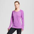 Women's Long Sleeve Ventilated Tech T-shirt - C9 Champion - Lilac
