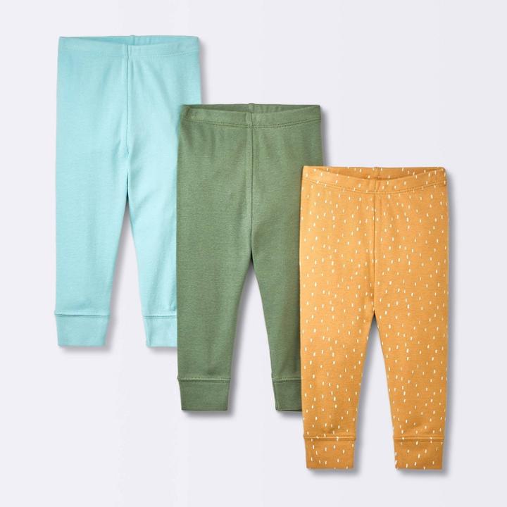Baby 3pk Sleepy Safari Pants - Cloud Island Brown
