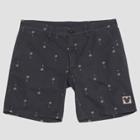 Junk Food Men's Mickey Mouse Palm Tree Print Shorts - Black