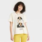 Jerry Leigh Women's School Of Good And Evil Short Sleeve Graphic T-shirt - Cream