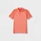 Boys' Seamless Polo Shirt - All In Motion Heather Orange