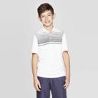 Boys' Stripe Golf Polo Shirt - C9 Champion White