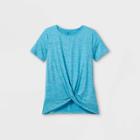 Girls' Short Sleeve Studio T-shirt - All In Motion Turquoise