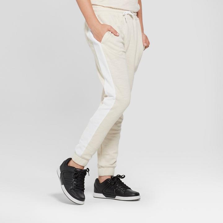 Boys Knit Jogger Pants - Art Class White