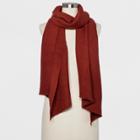 Women's Oblong Scarf - A New Day Rust (red)