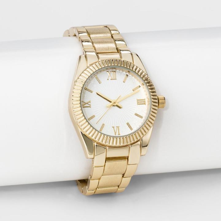 Women's Coin Edge Bracelet Watch - A New Day Gold