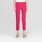 Women's High-rise Skinny Ankle Pants - A New Day Dark Pink