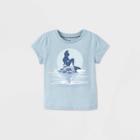 Toddler Girls' Disney The Little Mermaid Short Sleeve T-shirt - Blue 2t - Disney