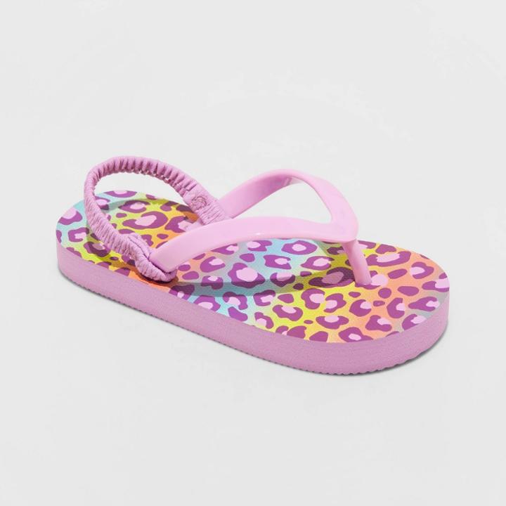 Toddler Adrian Flip Flop Sandals - Cat & Jack Purple