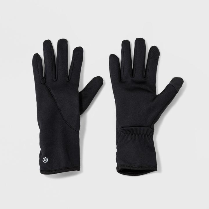 Women's Solid Stretch Reflective Trim Gloves - C9 Champion Black