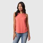United By Blue Women's Organic High-neck Tank Top - Coral