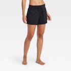 Women's Essential Mid-rise Knit Shorts 5 - All In Motion Black