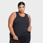 Women's Plus Size Active Tank Top - All In Motion Black 1x, Women's,