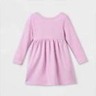 Toddler Girls' Soft Knit Long Sleeve Dress - Cat & Jack Light Purple