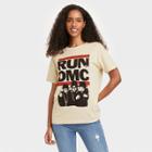 Bravado Women's Run Dmc Short Sleeve Graphic T-shirt - Cream