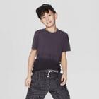 Boys' Dip Dye Short Sleeve T-shirt - Art Class Black