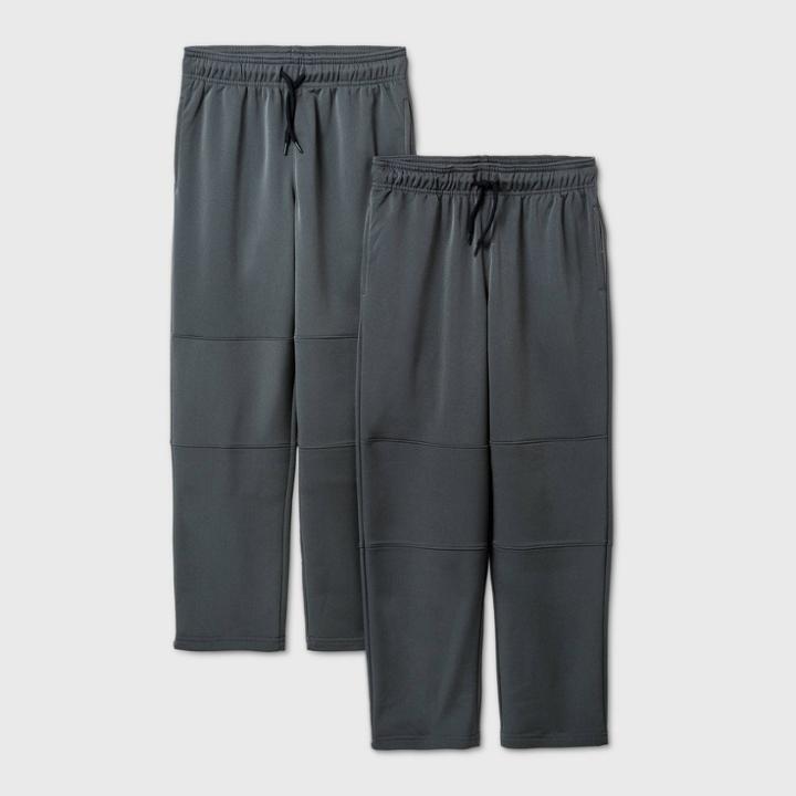 Boys' 2pk Activewear Pants - Cat & Jack Gray