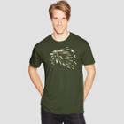 Hanes Men's Short Sleeve Graphic T-shirt - Army Green